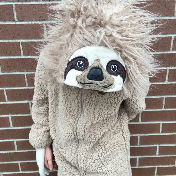 Funzie Onezie Sloth Kids Sz Med 10/12 - Picture 6 of 6